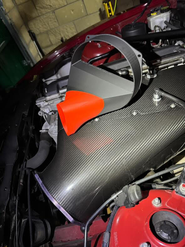BMW Z4m carbon airbox snorkel