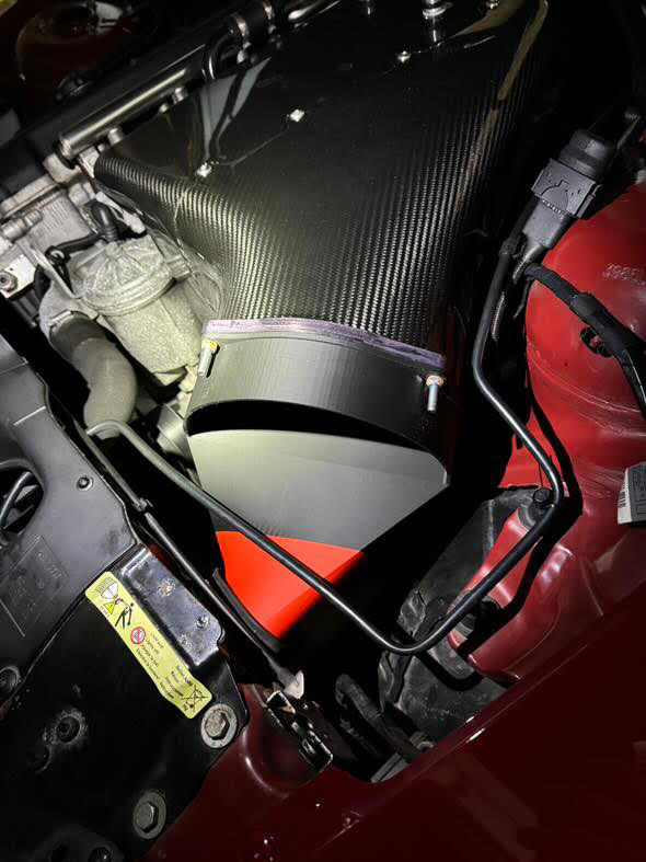 BMW Z4m carbon airbox snorkel